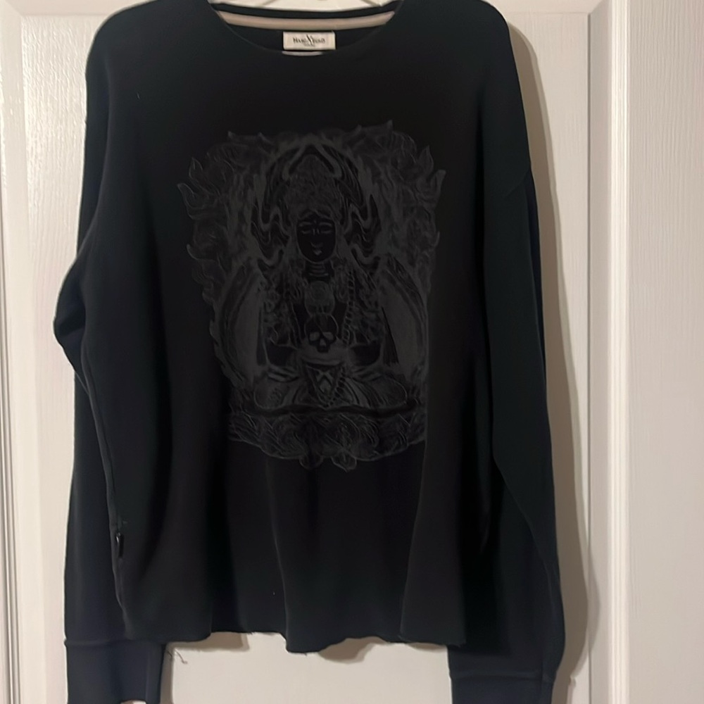 Mark Ecco thermal shirt. Navy. Size L